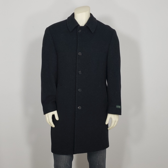 NEW LAUREN RALPH LAUREN WOOL CASHMERE COAT 42 R - Picture 1 of 8